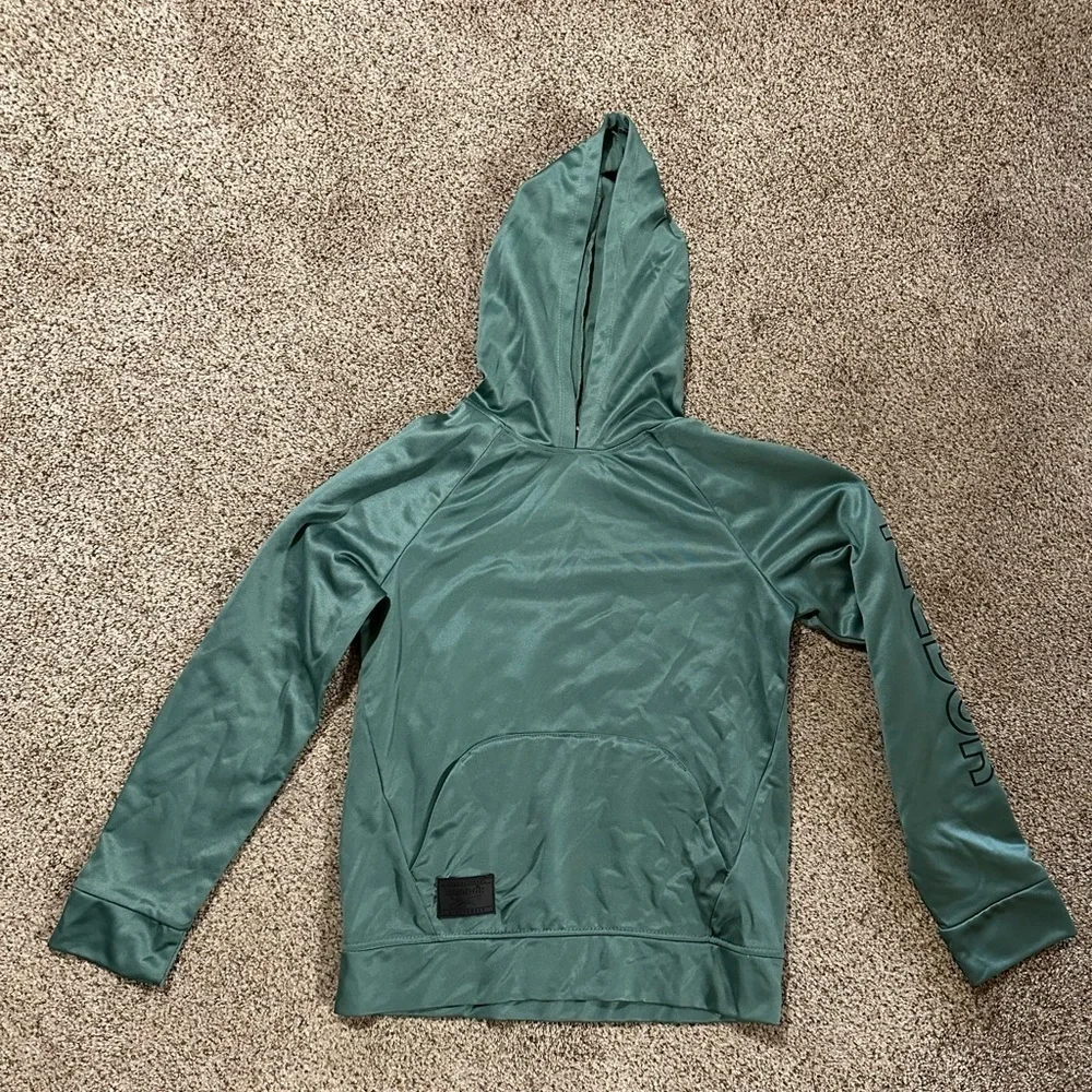 Kids Reebok Forest Green Hoodie